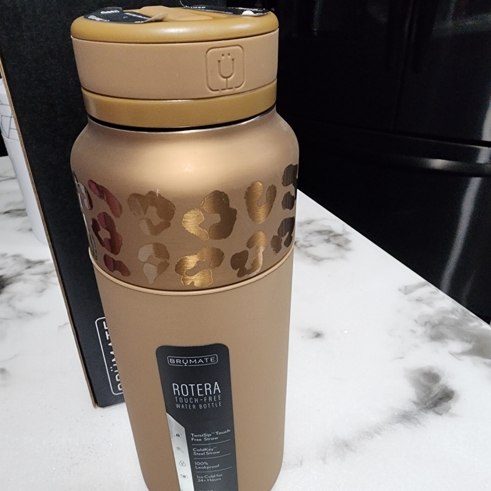 BRUMATE GOLD LEOPARD ROTERRA 35 OUNCE NEVER USED